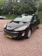 Peugeot 308 1.6 VTI 16V SW 7P 2008 Zwart NIEUWE APK, Auto's, Peugeot, Voorwielaandrijving, Stof, 74 €/maand, Zwart