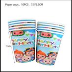 CocoMelon set, Hobby en Vrije tijd, Feestartikelen, Ophalen of Verzenden, Nieuw, Verjaardag