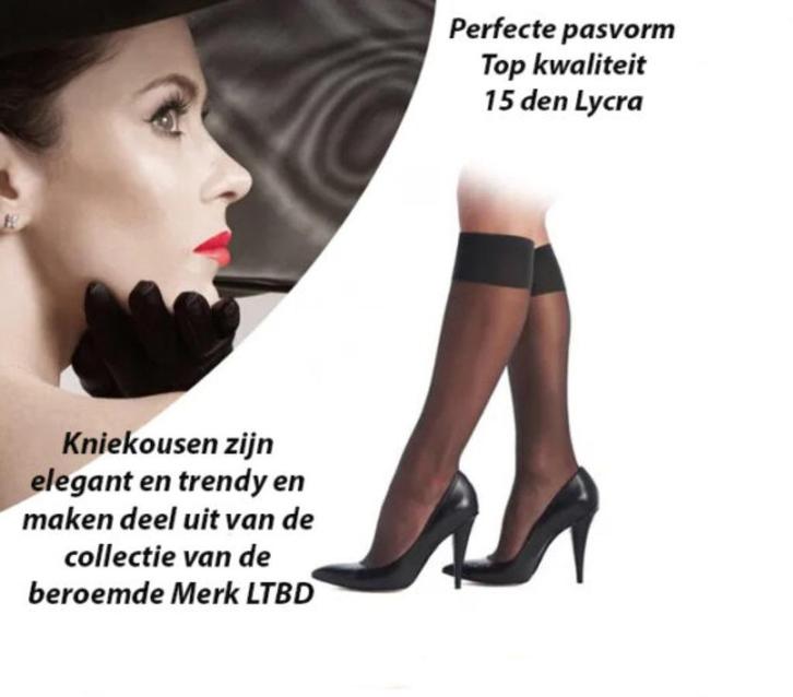 100 Set Super Soft Kniekousen in Vienna Kleur, Kleding | Dames, Sokken en Kousen, Nieuw, Sokken en Kniesokken, Overige maten, Verzenden