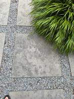 Tuintegels grijs 80 x 80, Tuin en Terras, Tegels en Klinkers, Ophalen, Gebruikt, 10 m² of meer, Beton