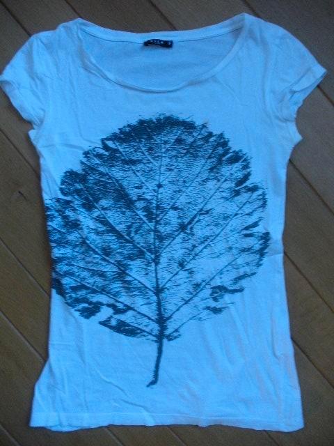 VILA t shirt wit met blad maat S, Kleding | Dames, T-shirts, Zo goed als nieuw, Maat 38/40 (M), Wit, Korte mouw, Ophalen of Verzenden