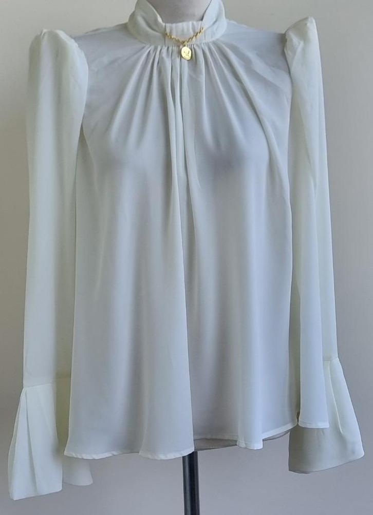 Reinders roomwit bloesje met XS NIEUW, Kleding | Dames, Blouses en Tunieken, Nieuw, Maat 34 (XS) of kleiner, Wit, Ophalen of Verzenden
