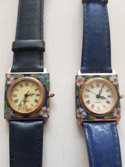 Michaele Frey Horloges 2x, Sieraden, Tassen en Uiterlijk, Horloges | Dames, Gebruikt, Overige merken, Staal, Leer, Ophalen of Verzenden