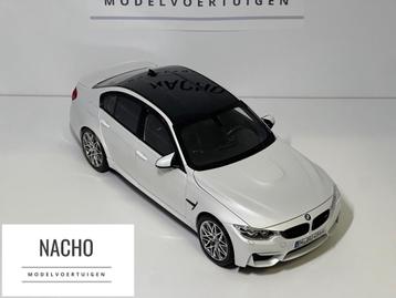 BMW M3 Competition 2017 Pearl | Norev Dealer | schaal 1:18 beschikbaar voor biedingen