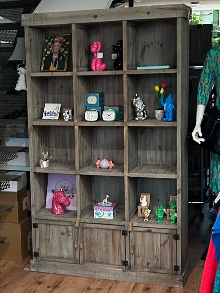 Buffetkast Héritage oud grenen 119x39x150cm, Huis en Inrichting, Kasten | Buffetkasten, Zo goed als nieuw, 150 tot 200 cm, 100 tot 150 cm