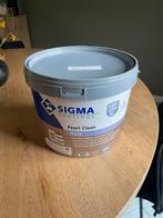 NIEUW Sigma pearl clean matt muurverf badkamer 10Liter NIEUW, Verf, Grijs, Ophalen of Verzenden, Zo goed als nieuw