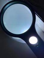 Super kwaliteit loep vergroot 3x en 45x, verlichting,nieuw, Hobby en Vrije tijd, Ophalen of Verzenden, Nieuw