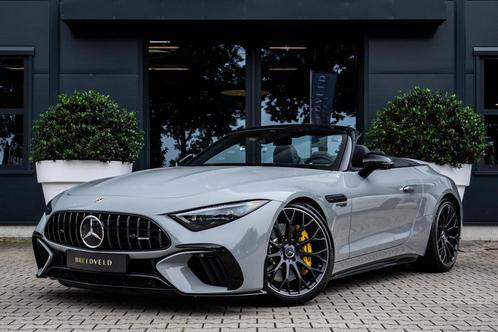 Mercedes-Benz SL 63 AMG Roadster 585pk 4Matic, Carbon, Alpin, Auto's, Mercedes-Benz, Te koop, SL, 360° camera, 4x4, ABS, Achteruitrijcamera