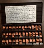 Bakelieten letterdoos, vintage, retro, schoolmateriaal, Ophalen of Verzenden