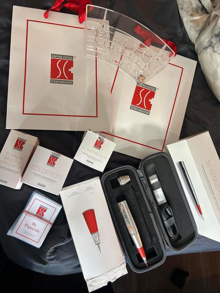 Swiss color genius flex machine + meer, Sieraden, Tassen en Uiterlijk, Uiterlijk | Cosmetica en Make-up, Zo goed als nieuw, Ophalen of Verzenden
