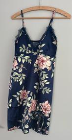 Nachthemd met bloemen, Ophalen of Verzenden, Blauw, Nachtkleding