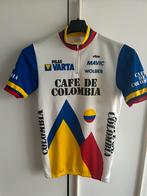 Vintage wielershirt koerstrui wielrenshirt Cafe de Colombia, Gebruikt, Ophalen of Verzenden, Kleding