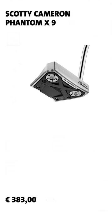 NIEUWE SCOTTY CAMERON PHANTOM X 9 TOUR PUTTER beschikbaar voor biedingen