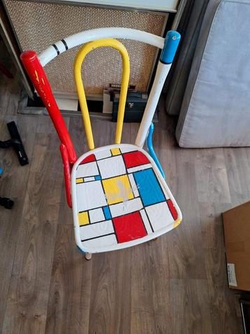 Mondriaan Stoel - Uniek Design! beschikbaar voor biedingen