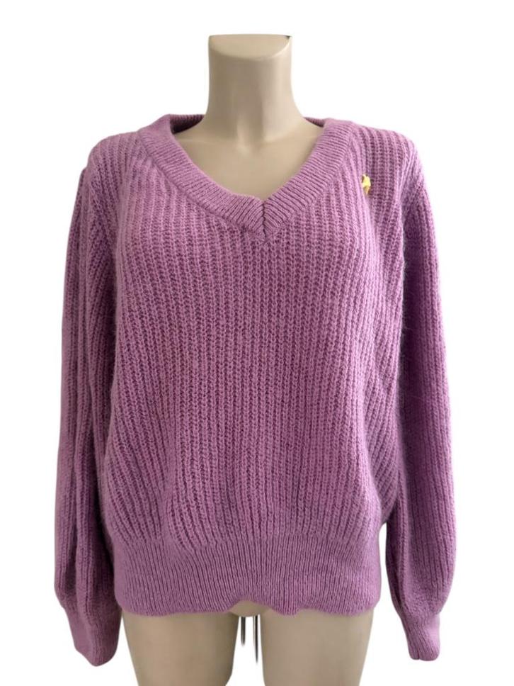 Fabienne Chapot trui XL, Kleding | Dames, Truien en Vesten, Zo goed als nieuw, Maat 46/48 (XL) of groter, Paars, Ophalen of Verzenden