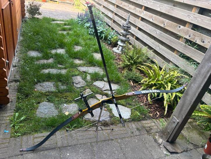 Win&Win Recurve Handboog Rechtshandig, Sport en Fitness, Handboogschieten, Gebruikt, Recurveboog, Ophalen of Verzenden