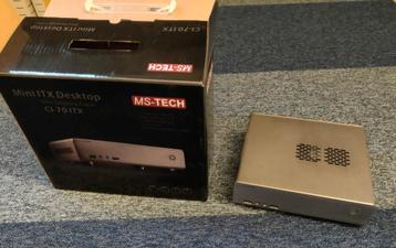 MS-TECH CI-70 ITX behuizing inclusief voeding en moederbord  beschikbaar voor biedingen