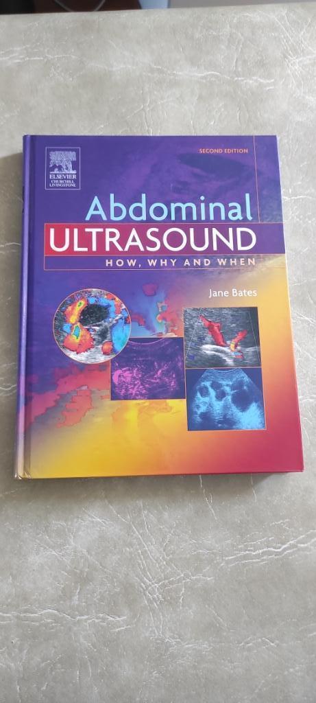 Te koop; Echografie boeken menselijk lichaam, Boeken, Studieboeken en Cursussen, Zo goed als nieuw, WO, Beta, Ophalen