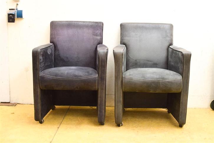 6 stuks Eetkamerstoelen 48728, Huis en Inrichting, Stoelen, Gebruikt, Vijf, Zes of meer stoelen, Bruin, Ophalen of Verzenden