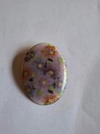 Vintage emaille broche, Sieraden, Tassen en Uiterlijk, Broches, Ophalen, Overige materialen, 4 tot 7 cm, Overige kleuren