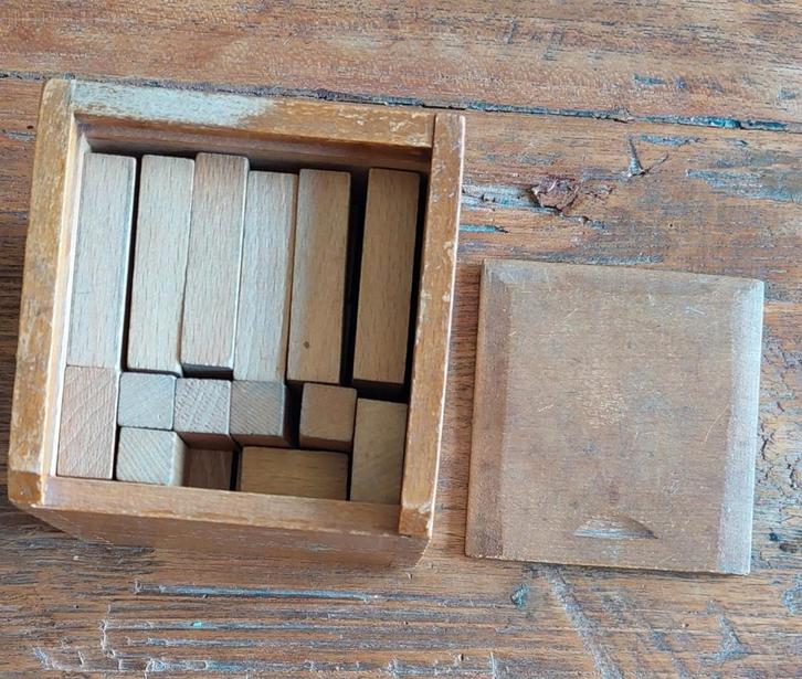 Oud Friedrich Fröbel Rekenpuzzel, Antiek en Kunst, Antiek | Speelgoed, Ophalen of Verzenden