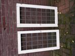 Glas in lood. 2 stuks, Doe-het-zelf en Verbouw, Glas en Ramen, Gevelraam of Ruit, Gebruikt, Minder dan 80 cm, Glas in lood