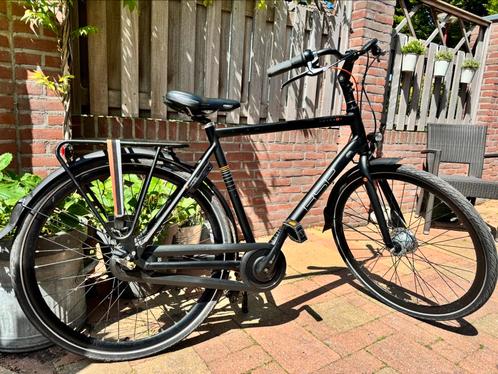 Batavus Voyager herenfiets 28inch mat zwart v7, Fietsen en Brommers, Fietsen | Heren | Herenfietsen, Zo goed als nieuw, Batavus