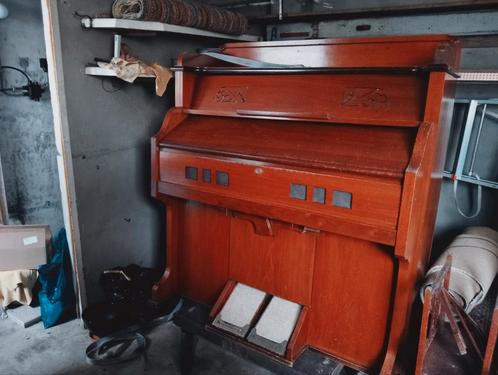 Vreeken Bodegraven traporgel antiek hout orgel harmonium, Muziek en Instrumenten, Orgels, Gebruikt, Harmonium, 1 klavier, Ophalen