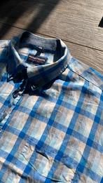 Overhemd blouse korte mouw mainstream maat xxl 45/46, Kleding | Heren, Ophalen of Verzenden, Zo goed als nieuw, Blauw, Overige halswijdtes