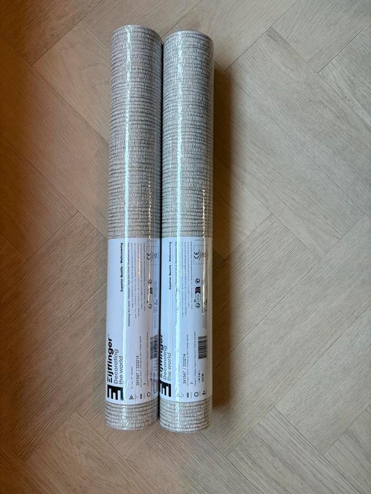 2 Rollen Eijffinger Terra Behang - Nieuw!, Huis en Inrichting, Stoffering | Behang, Beige, 10 tot 25 m², Ophalen of Verzenden