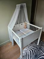 Tweelingwieg met hemeltje, Kinderen en Baby's, Babywiegjes en Ledikanten, Ophalen, Gebruikt, Wieg