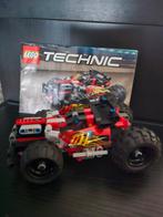 Lego Technic 42073, pull back auto, compleet met boekje., Complete set, Ophalen of Verzenden, Lego, Zo goed als nieuw