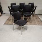 Partij design stoelen en tafels stapelstoelen en klaptafels, Huis en Inrichting, Stoelen, Ophalen, Gebruikt, Zwart, Vijf, Zes of meer stoelen