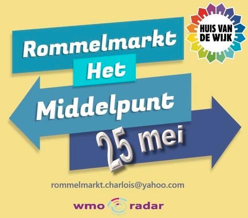 Gezellige rommelmarkt 25 mei, Diversen, Rommelmarktspullen, Ophalen