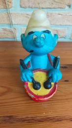 Smurf kaars, Verzamelen, Smurfen, Ophalen of Verzenden, Zo goed als nieuw, Muzieksmurf, Poppetje, Figuurtje of Knuffel