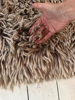 Voerkleed taupe hoogpolig, 150 tot 200 cm, 200 cm of meer, Ophalen of Verzenden, Zo goed als nieuw