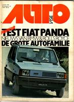 Autovisie test Fiat Panda Oktober 1980, Gelezen, Overige merken, Verzenden