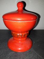 Een leuke en een echte oranje vintage kleur een bewaar potje, Ophalen of Verzenden, Huis en Inrichting