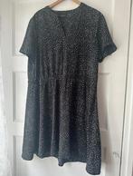 Stijlvol zwart gestipte polkadot jurk maat XL 44, Zwart, Maat 42/44 (L), Nieuw, Ophalen of Verzenden
