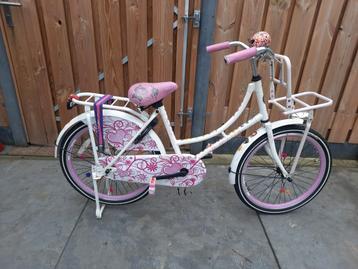 meisjesfiets transportfiets Popal 22 inch 37 cm terugtraprem beschikbaar voor biedingen