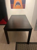 IKEA uitschuifbare tafel - zwart, Ophalen, Kunststof, 100 tot 150 cm, 50 tot 100 cm