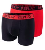 Partij rode en zwarte 2-pack Replay heren boxershorts, NHP International, Sales@nhp-international.com, Lange voren 21A, Ophalen of Verzenden