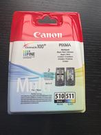 Canon cartridges PG-510/CL-511 Multipack, Computers en Software, Ophalen of Verzenden, Nieuw, Cartridge