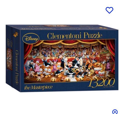 Clementoni 13200 stukjes Disney puzzel, Hobby en Vrije tijd, Denksport en Puzzels, Zo goed als nieuw, Ophalen of Verzenden