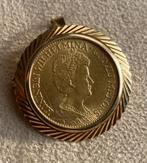 Gouden tien gulden in gouden hanger, Koningin Wilhelmina, Losse munt, 10 gulden, Goud
