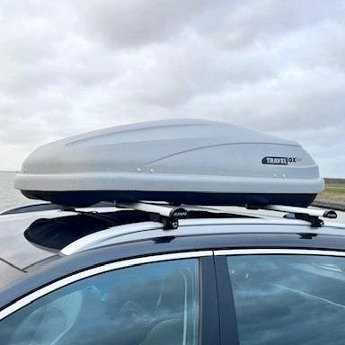 Te huur, Hapro Travelbox 5.0 dakkoffer, 440L Master-Fit syst, Auto diversen, Dakkoffers, Zo goed als nieuw, Ophalen