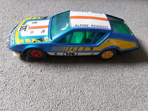 Blikken ALPINE RENAULT A310 - joustra - jaren '70, Antiek en Kunst, Antiek | Speelgoed, Ophalen of Verzenden