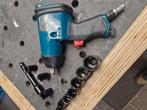Pneumatiche slagmoersleutel met wat doppen, Doe-het-zelf en Verbouw, Gereedschap | Boormachines, Ophalen of Verzenden, Gebruikt