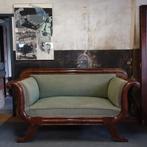 Oude Biedermeier Bank Sofa, Antiek en Kunst, Antiek | Meubels | Stoelen en Banken, Ophalen