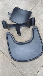 Stokke tafelblad en babyset, zwart, voor Tripp Trapp, Ophalen, Gebruikt, Meegroeistoel, Stoelverkleiner